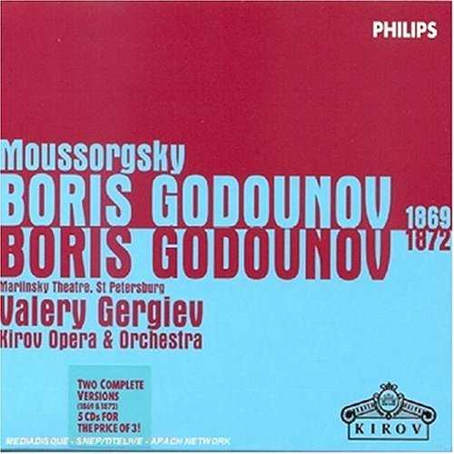 Mussorgsky: Boris Godounov (1869 & 1872 Versions) (5CD boxset, APE)