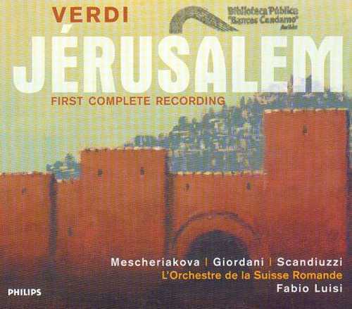 Verdi - Fabio Luisi: Jerusalem (3CD boxset, APE)