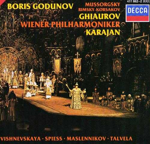 Karajan: Mussorgsky - Boris Godunov, 1970 (3 CD, FLAC)