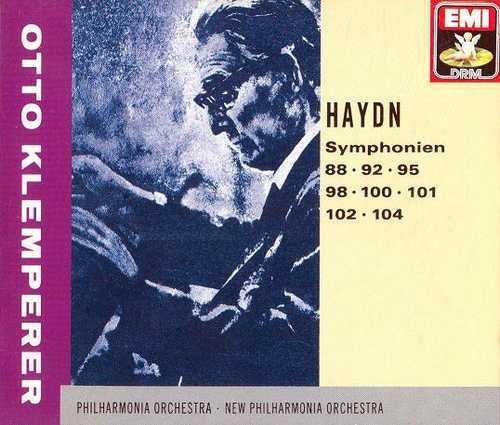 Klemperer: Haydn - Symphonies 88, 92, 95, 98, 100-102 & 104 (3 CD box set, APE)