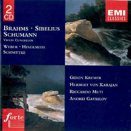 Brahms, Sibelius, Schumann: Violin Concertos (2CD, APE)