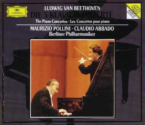 Abbado, Pollini: Beethoven - Die 5 Klavierkonzerte (3 CD, FLAC)