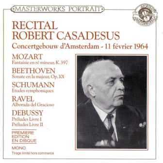 Robert Casadesus - Recital Concertgebouw Amsterdam, 1964 (FLAC)