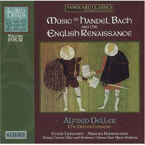 Alfred Deller: Music of Handel, Bach and the English Renaissance. Vol.4 (6 CD box set, FLAC)
