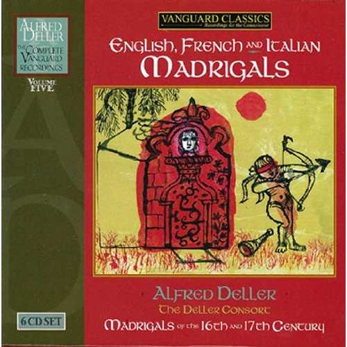 Alfred Deller: English, French and Italian Madrigals. Vol.5 (6 CD box set, FLAC)