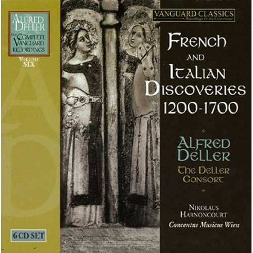 Alfred Deller: French and Italian Discoveries, 1200-1700. Vol.6 (6 CD box set, FLAC)