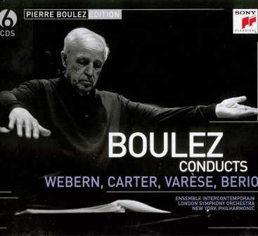 Boulez conducts Webern, Carter, Varese, Berio (6 CD, FLAC)