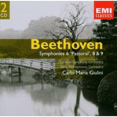 Giulini: Beethoven - Symphonies 6 "Pastoral", 8 & 9 (2 CD, FLAC)