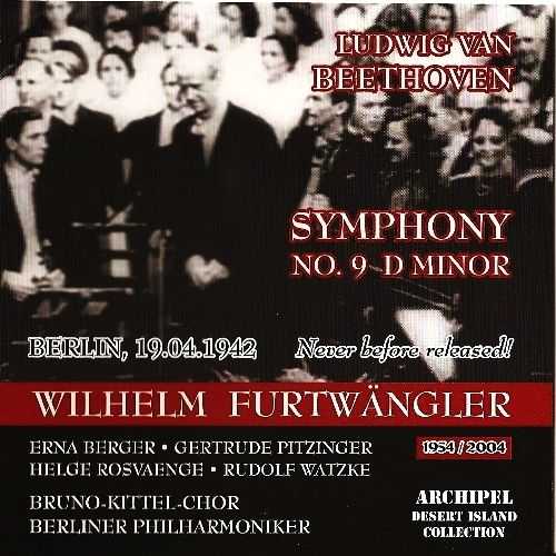 Furtwangler: Beethoven - Symphony no.9 in D Minor 19.04.1942 (FLAC)