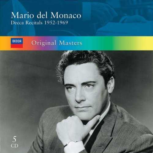 Mario del Monaco - Decca Recitals 1952-1969 (5 CD box set, APE)