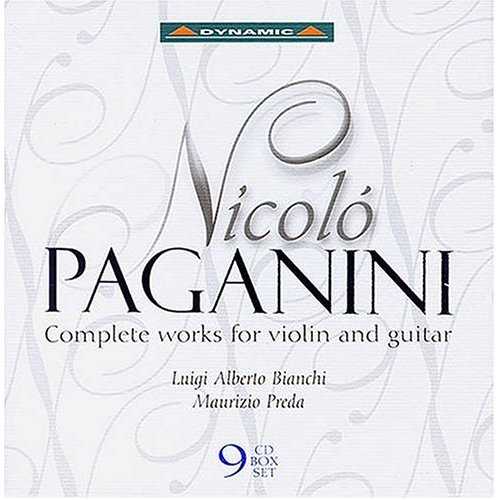 Nicoló Paganini - Complete Works for Violin and Guitar (9 CD box set, APE)