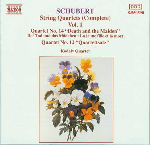 Kodaly Quartet: Schubert - String Quartets vol. 1-7 (7 CD, APE)