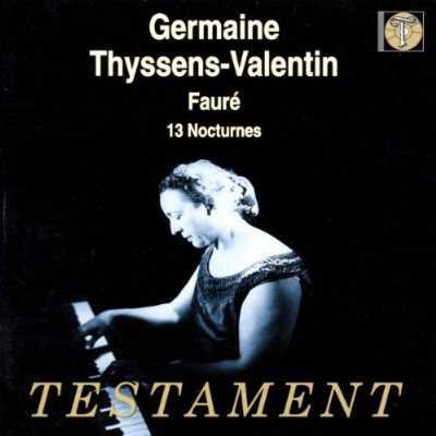 Thyssens-Valentin: Faure - 13 Nocturnes (FLAC)