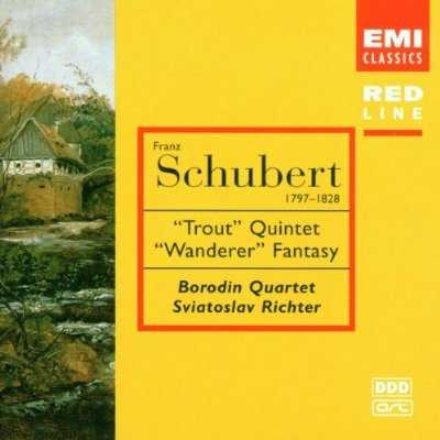 Borodin Quartet, Richter: Schubert - "Trout" Quintet, "Wanderer" Fantasy (FLAC)