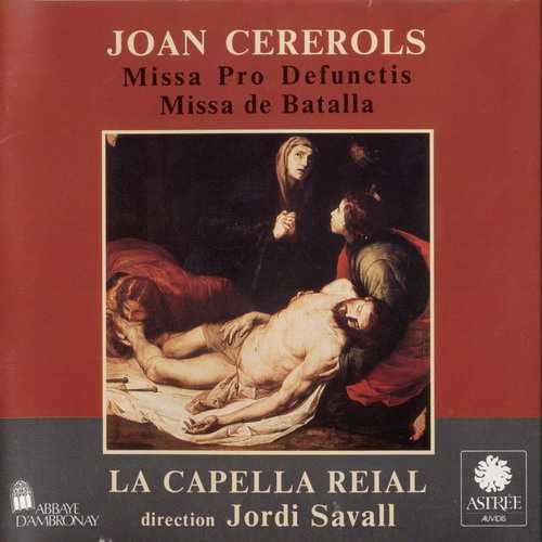 Savall: Cererols - Missa pro Defunctis, Missa de Batalla (APE)