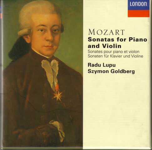 Lupu, Goldberg: Mozart - Sonatas for Piano and Violin (4 CD box set, APE)
