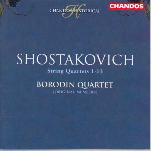 Borodin Quartet: Shostakovich - String Quartets 1-13 (4 CD, FLAC)