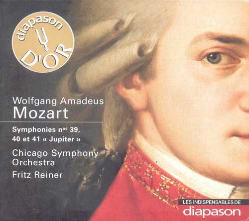 Reiner: Mozart - Symphonies no.39, 40, 41 (FLAC)