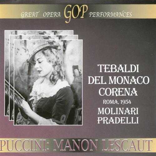 Molinari Pradelli: Puccini - Manon Lescaut, Roma 1954 (2 CD, APE)