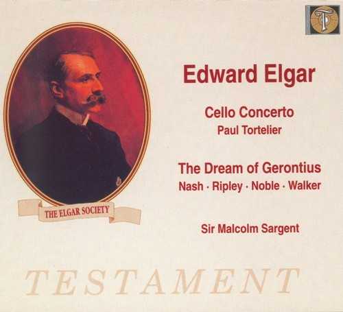 Sargent: Elgar - Cello Concerto op.85, The Dream Of Gerontius op.38 (2 CD, APE)