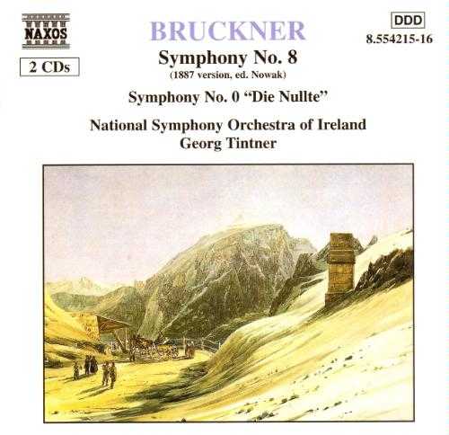 Tintner: Bruckner - Symphony no.8, 0 "Die Nullte" (2 CD, FLAC)