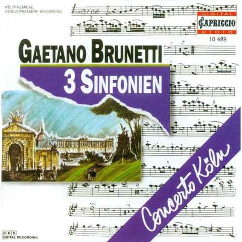 Concerto Koln: Gaetano Brunetti - 3 Sinfonien (FLAC)