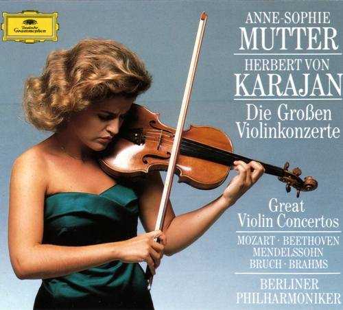 Mutter, Karajan: Great Violin Concertos (4 CD, FLAC)