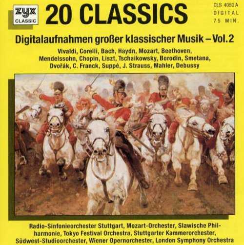 20 Classics Digitalaufnahmen grober klassischer Musik Vol.1, Vol.2 (2 CD, FLAC)