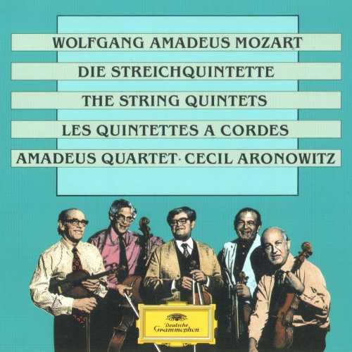 Amadeus Quartet, Cecil Aronowitz: Mozart – The String Quintets (3 CD, FLAC)