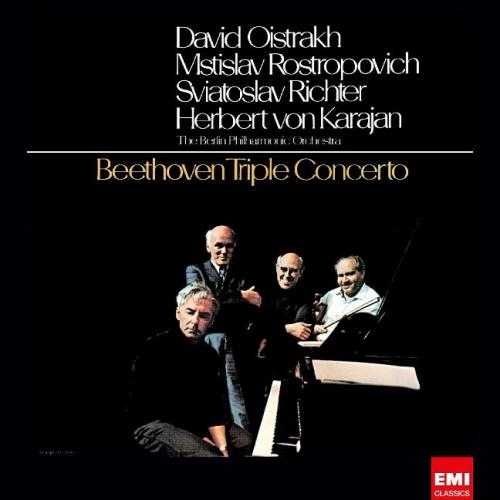 Karajan: Oistrakh, Rostropovich, Richter - Beethoven Triple Concerto (24bit/96kHz, FLAC)
