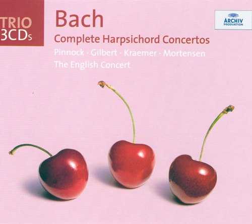 Pinnock: Bach - Complete Harpsichord Concertos (3 CD box set, FLAC)