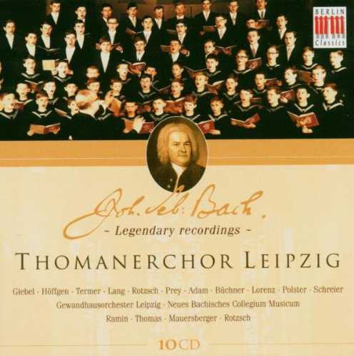 Thomanerchor Leipzig - Legendary Bach Recordings (10 CD box set, APE)