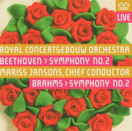 Jansons: Beethoven - Symphony no,2, Brahms - Symphony no.2 (SACD, ISO)