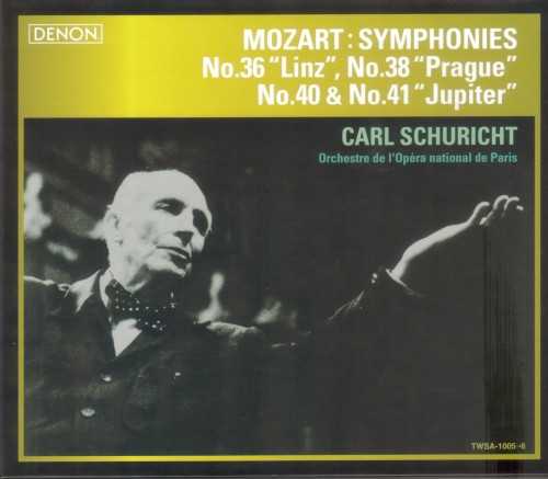 Schuricht: Mozart - Symphonies no.36, 38, 40, 41 (SACD ISO)