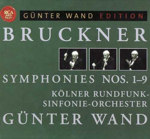 Wand: Bruckner - Symphonies no.1-9 (9 CD box set, FLAC)