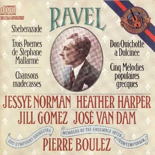 Boulez: Ravel - Sheherazade, Trois Poems de Stephane Mallarme, Chansons madecasses etc. (APE)