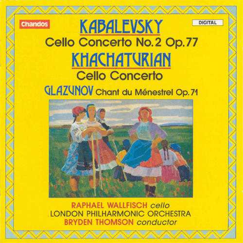 Wallfisch: Kabalevsky, Khachaturian, Glazunov - Cello Concertos (APE)