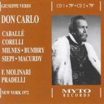 Molinari Pradelli: Verdi - Don Carlo, New York 1972 (2 CD, FLAC)