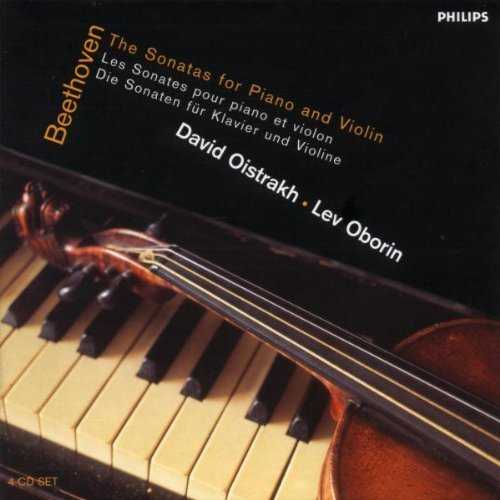 Oistrakh, Oborin: Beethoven - Sonatas for Piano and Violin (4 CD box set, APE)