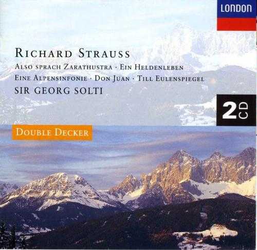 Solti: Strauss - Also Sprach Zarathustra, Ein Heldenleben, Eine Alpensinfonie, Don Juan, Till Eulenspiegel (2 CD, APE)
