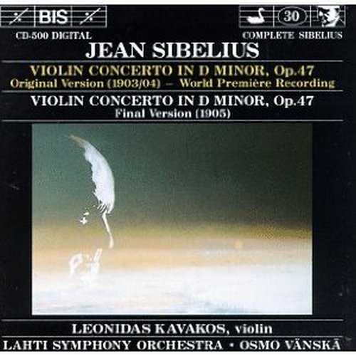 Kavakos: Sibelius - Violin Concerto in D minor, Original and Final version (APE)