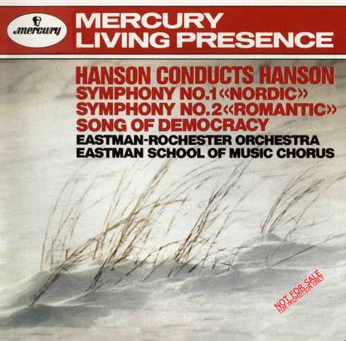 Hanson: Symphony no.1,2, Song of Democracy (APE)