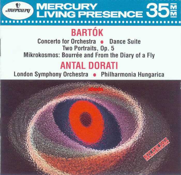 Dorati: Bartok - Concerto for Orchestra, Dance Suite, Two Portraits op.5, Mikrokosmos (APE)