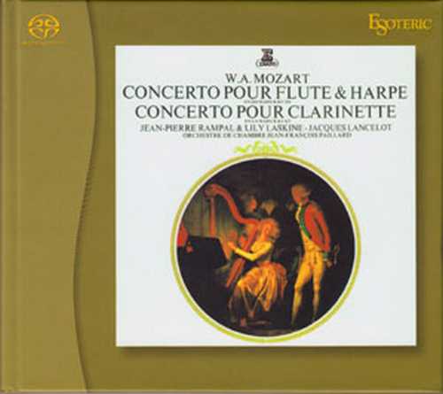 Paillard: Mozart - Concerto for Flute & Harp KV299, Concerto for Clarinet KV622 (SACD)