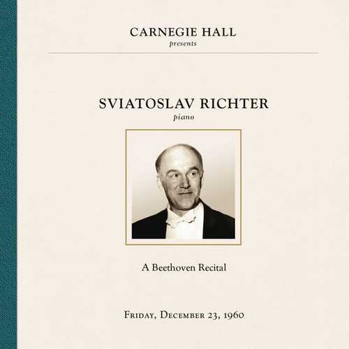Richter: A Beethoven Recital at Carnegie Hall 1960 (24/96 FLAC)