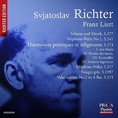 Richter: Liszt - Scherzo and March, Mephisto-Waltz, Harmonies Poetiques et Religieuses, Mephisto Polka, Nuages Gris, Valse Oubliée (SACD)
