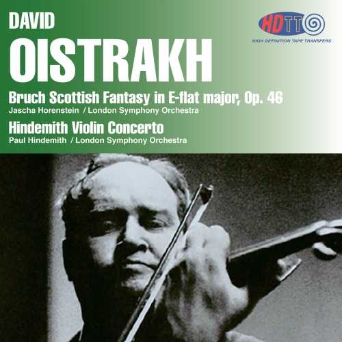 Oistrakh: Bruch - Scottish Fantasy in E-flat major op.46, Hindemith - Violin Concerto (24/96 FLAC)