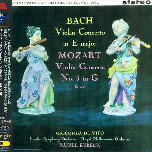 Gioconda de Vito: Bach, Mozart, Mendelssohn - Violin Concertos (SACD)