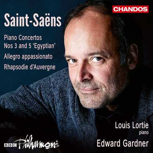 Lortie, Gardner: Saint-Saëns - Piano Concertos no.3 & 5, Allegro Apassionato, Rhapsodie d'Auvergne (24/96 FLAC)
