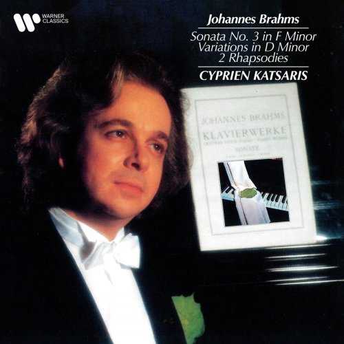 Katsaris: Brahms - Piano Sonata no.3, Variations in D Minor, 2 Rhapsodies (FLAC)